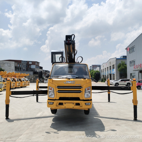 21m JiangLing 3360mm High altitude operation truck